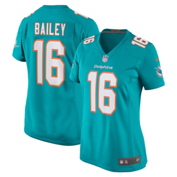 Jake Bailey Miami Dolphins Nike Women's Game Player Jersey - Aqua photo 1 Jersey4u