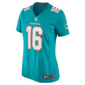 Jake Bailey Miami Dolphins Nike Women's Game Player Jersey - Aqua photo 2 Jersey4u