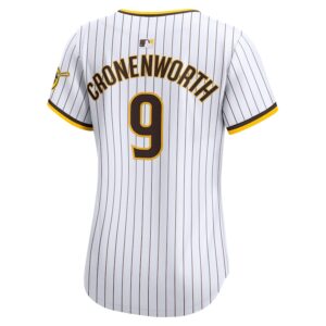 Jake Cronenworth San Diego Padres Nike Women's  Home Limited Player Jersey - White photo 3 Jersey4u