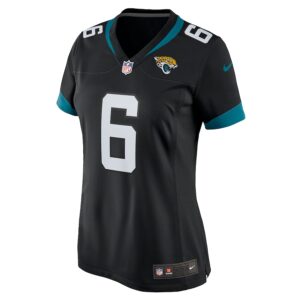 Jake Luton Jacksonville Jaguars Nike Women's Game Jersey - Black photo 2 Jersey4u