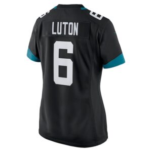 Jake Luton Jacksonville Jaguars Nike Women's Game Jersey - Black photo 3 Jersey4u