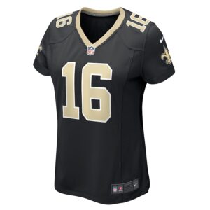 Jake Luton New Orleans Saints Nike Women's Game Player Jersey - Black photo 2 Jersey4u
