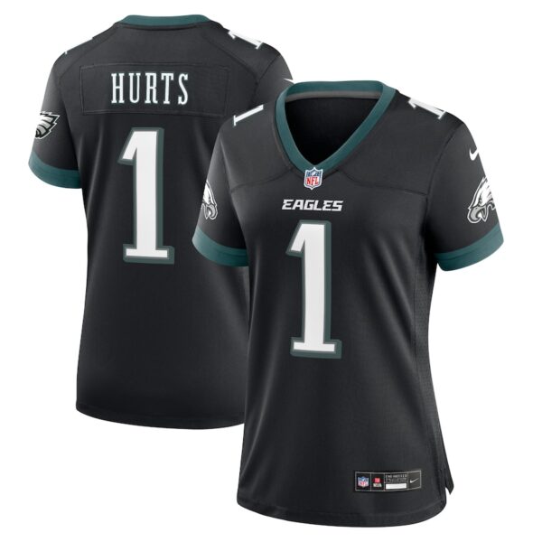 Jalen Hurts Philadelphia Eagles Nike Women's Alternate Game Jersey - Black photo 1 Jersey4u
