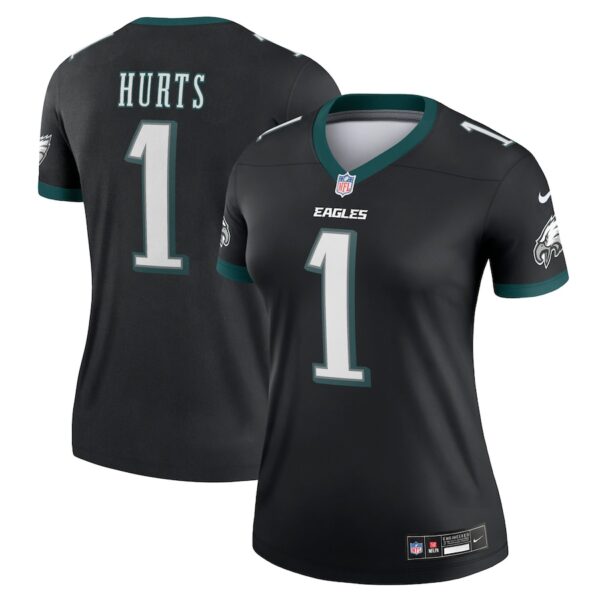 Jalen Hurts Philadelphia Eagles Nike Women's Alternate Legend Player Performance Top -  Black photo 1 Jersey4u