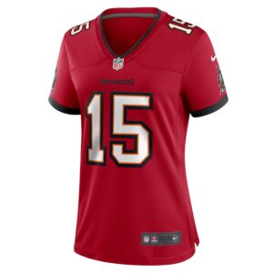 Jalen McMillan Tampa Bay Buccaneers Nike Women's  Game Jersey -  Red photo 2 Jersey4u