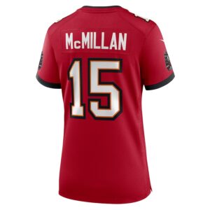Jalen McMillan Tampa Bay Buccaneers Nike Women's  Game Jersey -  Red photo 3 Jersey4u