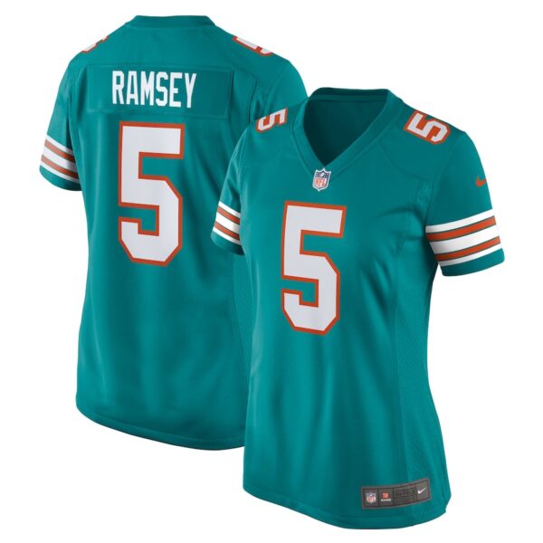 Jalen Ramsey Miami Dolphins Nike Women's Alternate Game Jersey - Aqua photo 1 Jersey4u