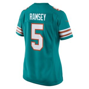 Jalen Ramsey Miami Dolphins Nike Women's Alternate Game Jersey - Aqua photo 3 Jersey4u