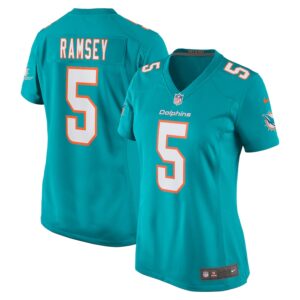 Jalen Ramsey Miami Dolphins Nike Women's Player Jersey - Aqua photo 1 Jersey4u