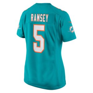 Jalen Ramsey Miami Dolphins Nike Women's Player Jersey - Aqua photo 3 Jersey4u
