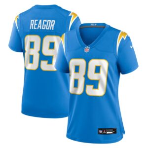 Jalen Reagor Los Angeles Chargers Nike Women's Team Game Jersey -  Powder Blue photo 1 Jersey4u