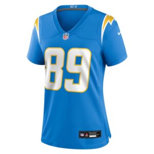 Jalen Reagor Los Angeles Chargers Nike Women's Team Game Jersey -  Powder Blue photo 2 Jersey4u