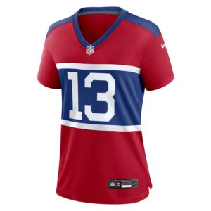 Jalin Hyatt New York Giants Nike Women's Alternate Player Game Jersey - Century Red photo 2 Jersey4u