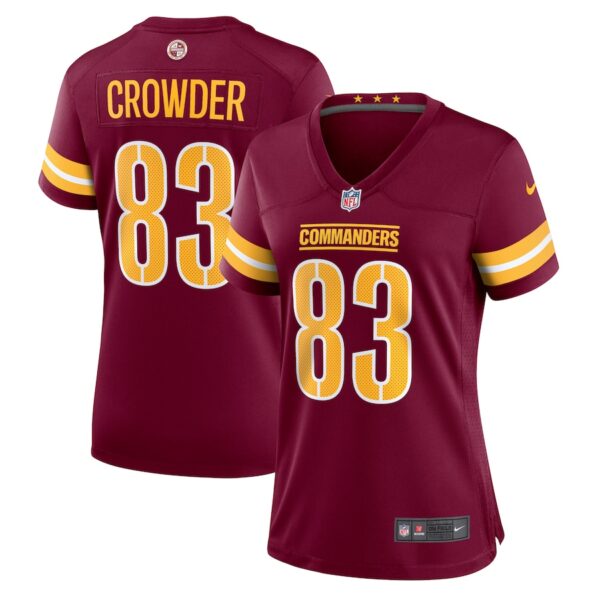 Jamison Crowder Washington Commanders Nike Women's  Game Jersey -  Burgundy photo 1 Jersey4u