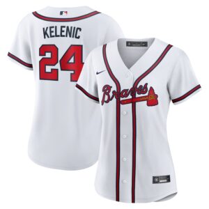 Jarred Kelenic Atlanta Braves Nike Women's Home Jersey4u Jersey - White photo 1 Jersey4u