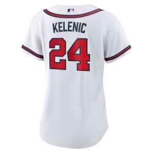 Jarred Kelenic Atlanta Braves Nike Women's Home Jersey4u Jersey - White photo 3 Jersey4u