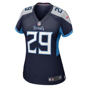 Jarvis Brownlee Jr. Tennessee Titans Nike Women's  Game Jersey -  Navy photo 2 Jersey4u
