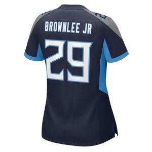 Jarvis Brownlee Jr. Tennessee Titans Nike Women's  Game Jersey -  Navy photo 3 Jersey4u