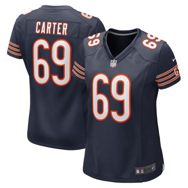 Ja'Tyre Carter Chicago Bears Nike Women's Game Player Jersey - Navy photo 1 Jersey4u