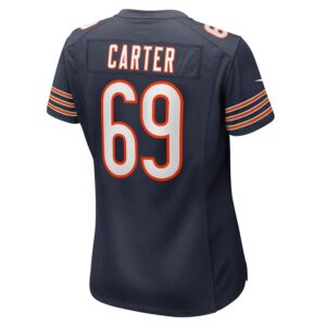 Ja'Tyre Carter Chicago Bears Nike Women's Game Player Jersey - Navy photo 3 Jersey4u
