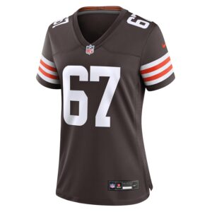 Javion Cohen Cleveland Browns Nike Women's  Game Jersey -  Brown photo 2 Jersey4u