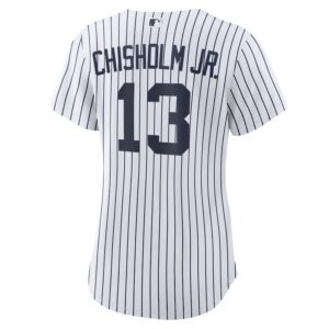 Jazz Chisholm Jr. New York Yankees Nike Women's Home Jersey4u Jersey - White photo 3 Jersey4u