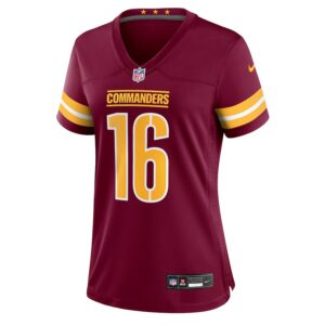 Jeff Driskel Washington Commanders Nike Women's  Game Jersey -  Burgundy photo 2 Jersey4u