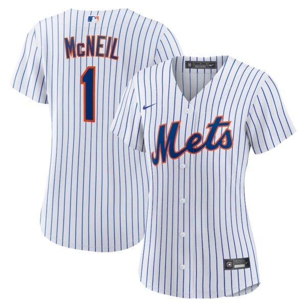 Jeff McNeil New York Mets Nike Women's Home Jersey4u Jersey - White photo 1 Jersey4u