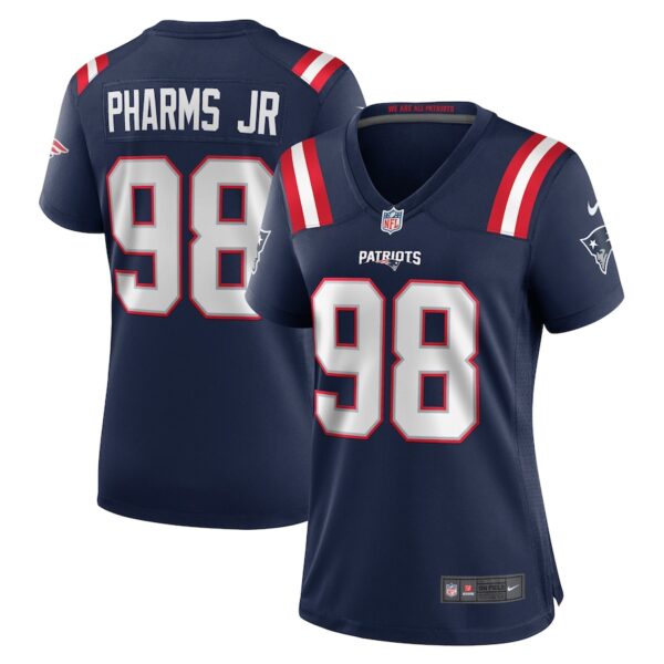 Jeremiah Pharms Jr. New England Patriots Nike Women's  Game Jersey -  Navy photo 1 Jersey4u