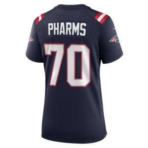 Jeremiah Pharms Jr. New England Patriots Nike Women's Team Game Jersey -  Navy photo 3 Jersey4u