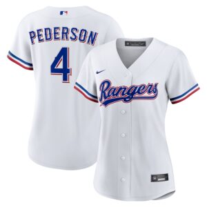 Joc Pederson Texas Rangers Nike Women's Home Jersey4u Jersey - White photo 1 Jersey4u