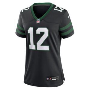 Joe Namath New York Jets Nike Women's Retired Player Alternate Game Jersey - Legacy Black photo 2 Jersey4u