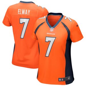 John Elway Denver Broncos Nike Women's Game Retired Player Jersey - Orange photo 1 Jersey4u
