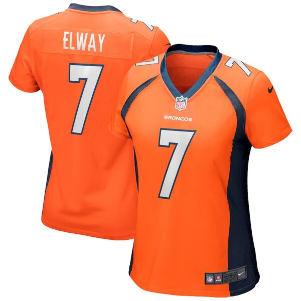 John Elway Denver Broncos Nike Women's Game Retired Player Jersey - Orange photo 1 Jersey4u