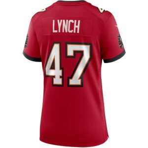 John Lynch Tampa Bay Buccaneers Nike Women's Game Retired Player Jersey - Red photo 3 Jersey4u
