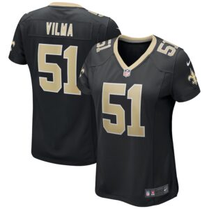 Jonathan Vilma New Orleans Saints Nike Women's Game Retired Player Jersey - Black photo 1 Jersey4u