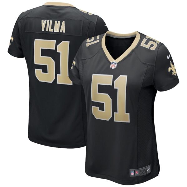 Jonathan Vilma New Orleans Saints Nike Women's Game Retired Player Jersey - Black photo 1 Jersey4u