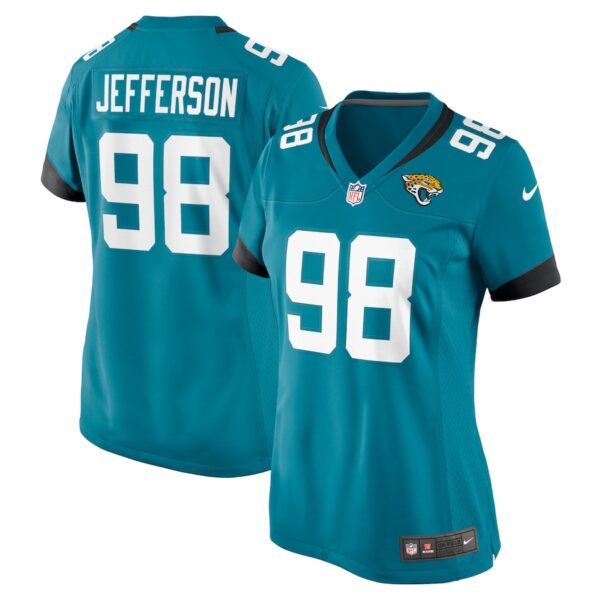 Jordan Jefferson Jacksonville Jaguars Nike Women's  Game Jersey -  Teal photo 1 Jersey4u