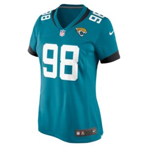 Jordan Jefferson Jacksonville Jaguars Nike Women's  Game Jersey -  Teal photo 2 Jersey4u