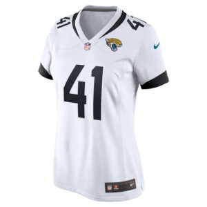 Josh Hines-Allen Jacksonville Jaguars Nike Women's Player Game Jersey - White photo 2 Jersey4u