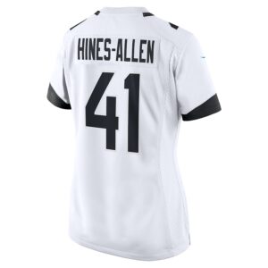 Josh Hines-Allen Jacksonville Jaguars Nike Women's Player Game Jersey - White photo 3 Jersey4u