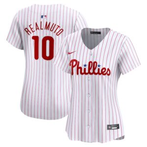 J.T. Realmuto Philadelphia Phillies Nike Women's Home Limited Player Jersey – White photo 1 Jersey4u