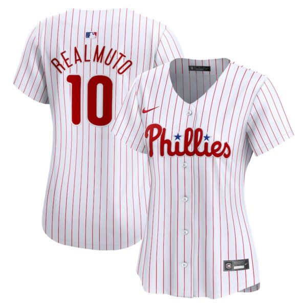 J.T. Realmuto Philadelphia Phillies Nike Women's Home Limited Player Jersey – White photo 1 Jersey4u