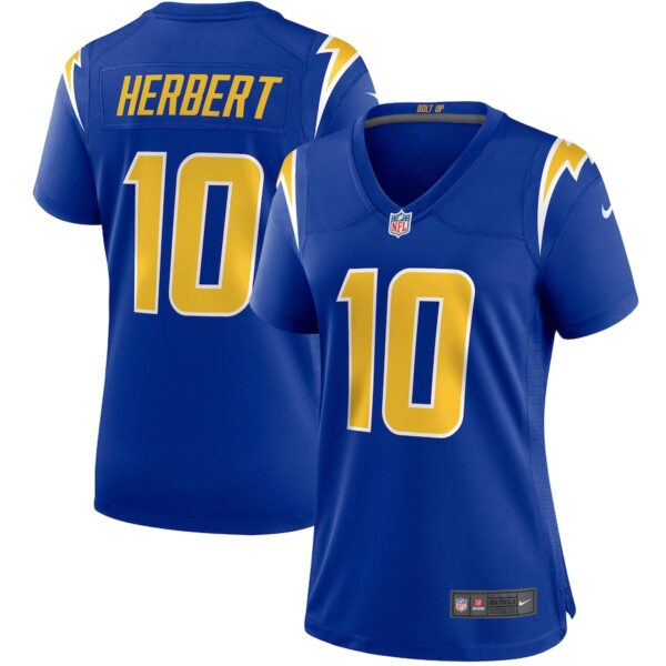 Justin Herbert Los Angeles Chargers Nike Women's Game Jersey - Royal photo 1 Jersey4u