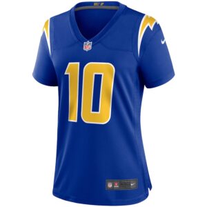 Justin Herbert Los Angeles Chargers Nike Women's Game Jersey - Royal photo 2 Jersey4u