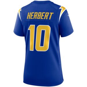 Justin Herbert Los Angeles Chargers Nike Women's Game Jersey - Royal photo 3 Jersey4u