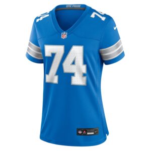 Kayode Awosika Detroit Lions Nike Women's Team Game Jersey -  Blue photo 2 Jersey4u