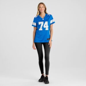Kayode Awosika Detroit Lions Nike Women's Team Game Jersey -  Blue photo 4 Jersey4u