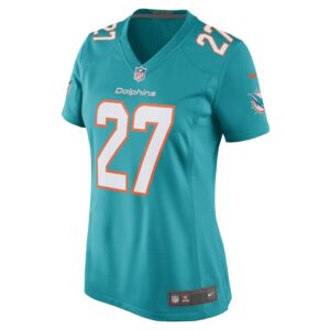Keion Crossen Miami Dolphins Nike Women's Game Player Jersey - Aqua photo 2 Jersey4u