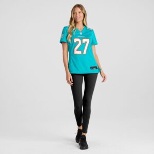 Keion Crossen Miami Dolphins Nike Women's Game Player Jersey - Aqua photo 4 Jersey4u